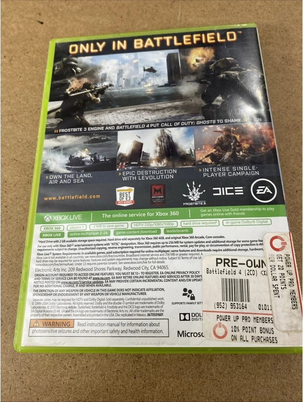 Battlefield 4 - Xbox 360 Video Games